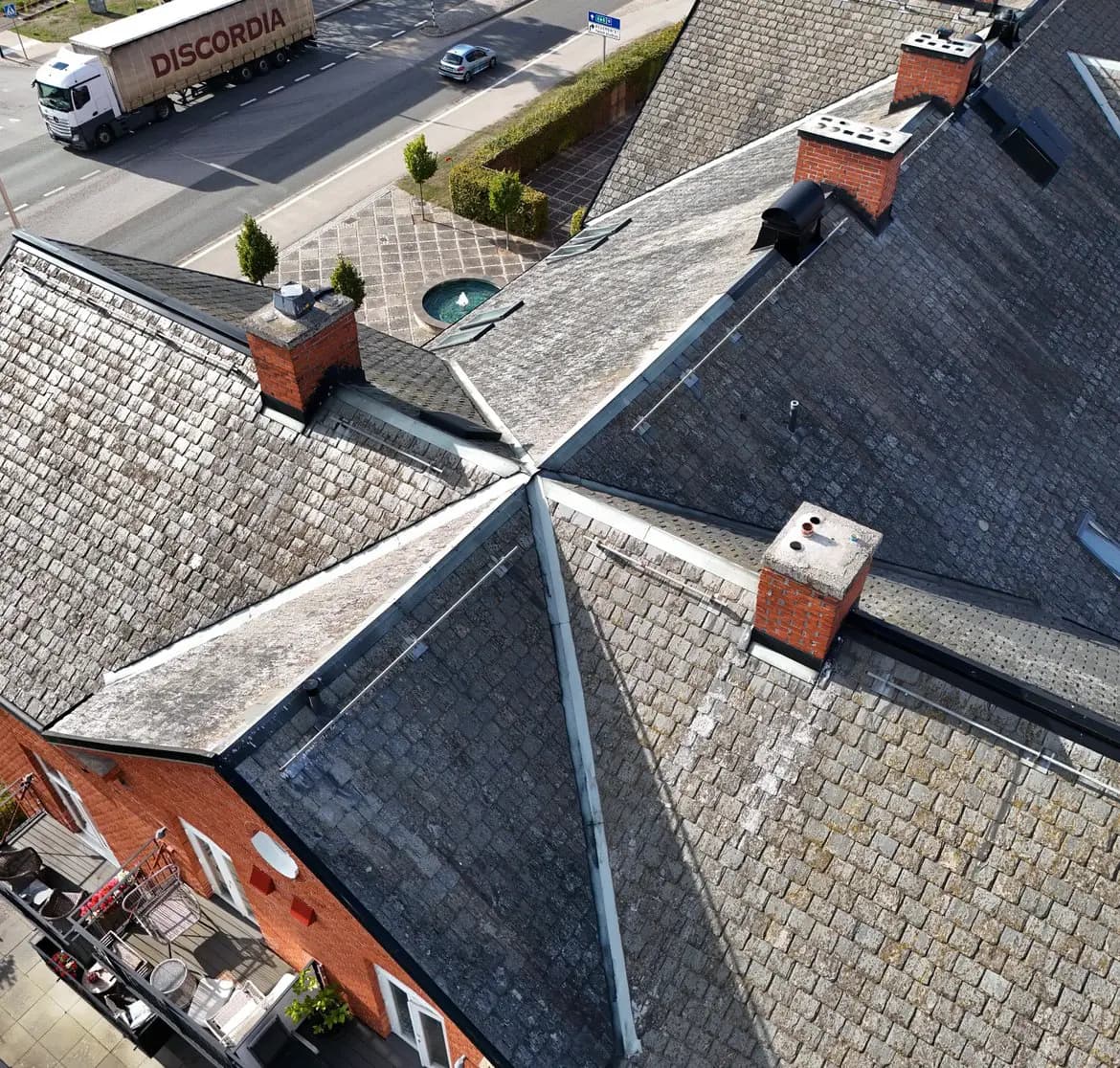 Drönarbaserad inspektion av fastighet